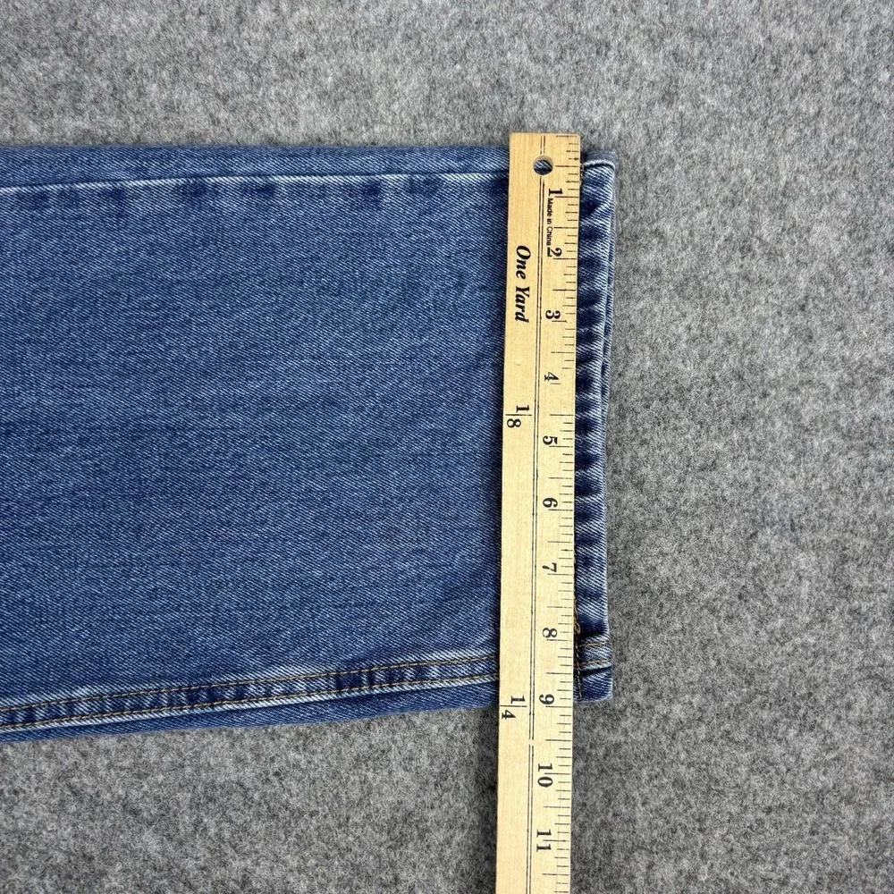 Levi's 505 Jeans Mens 42x29 Straight Leg Medium Wash Workwear Casual Blue Denim